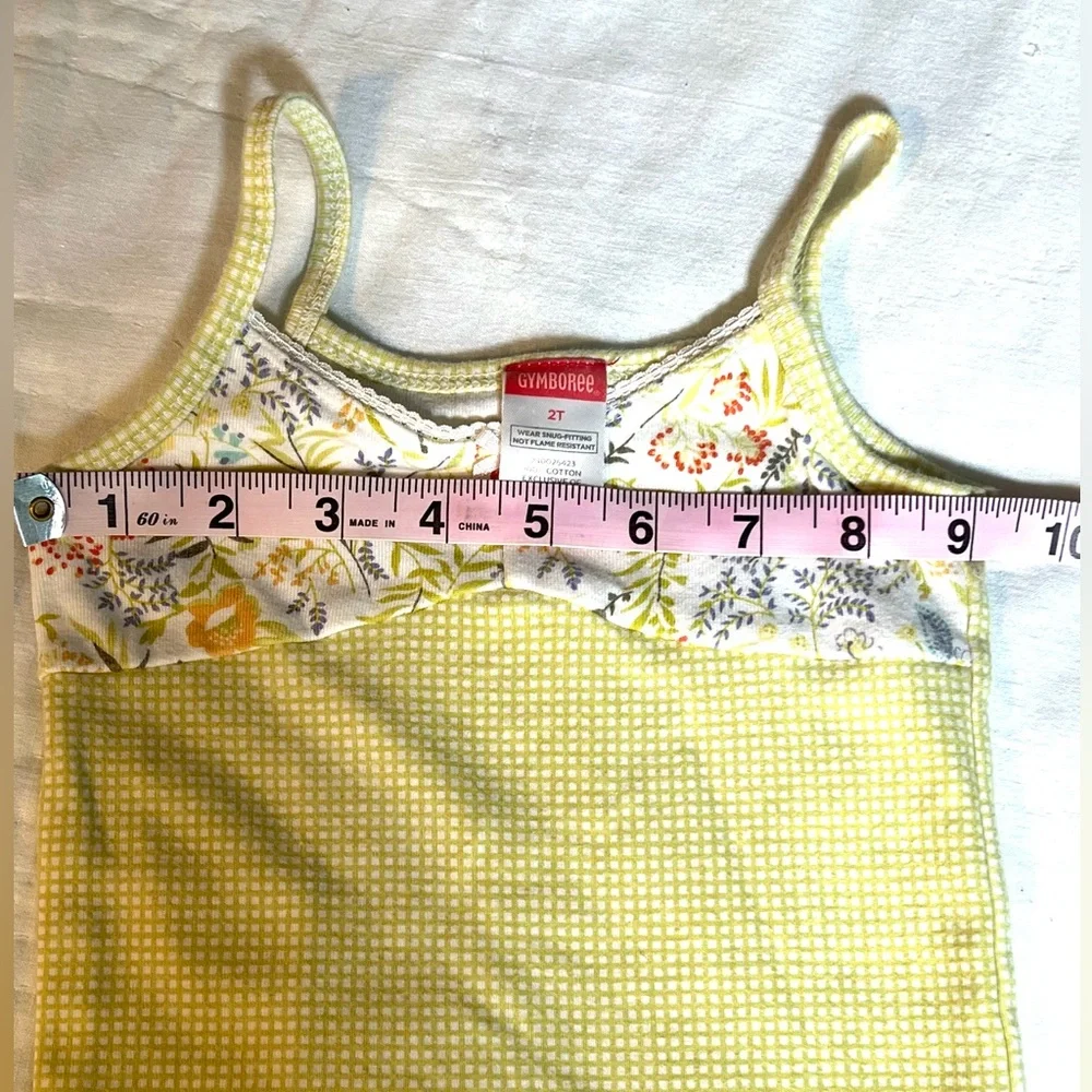 Gymboree Matching Set-Girls Size 2T- shirt pants combo-gingham and floral - Picture 11 of 13